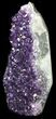 Dark Purple Amethyst Cut Base Cluster - Uruguay #36498-1